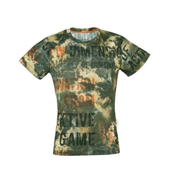 X JAGD PRINT T-SHIRT DEMORPHING Round neck T-Shirt - Picture 1 of 4